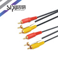 SIPU billig 1,8 m Top Range 3 Cinch bis 3 RCA digital Audio Video AV-Kabel